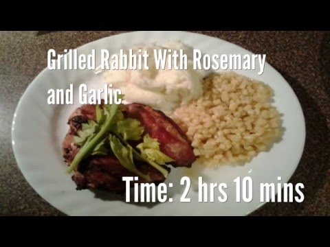 Grilled Rabbit With Rosemary and Garlic Recipe