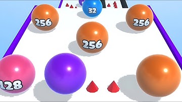 Ball Merge 2048 - All Levels Ball Gameplay Android, iOS ( Level 41 - 45 )