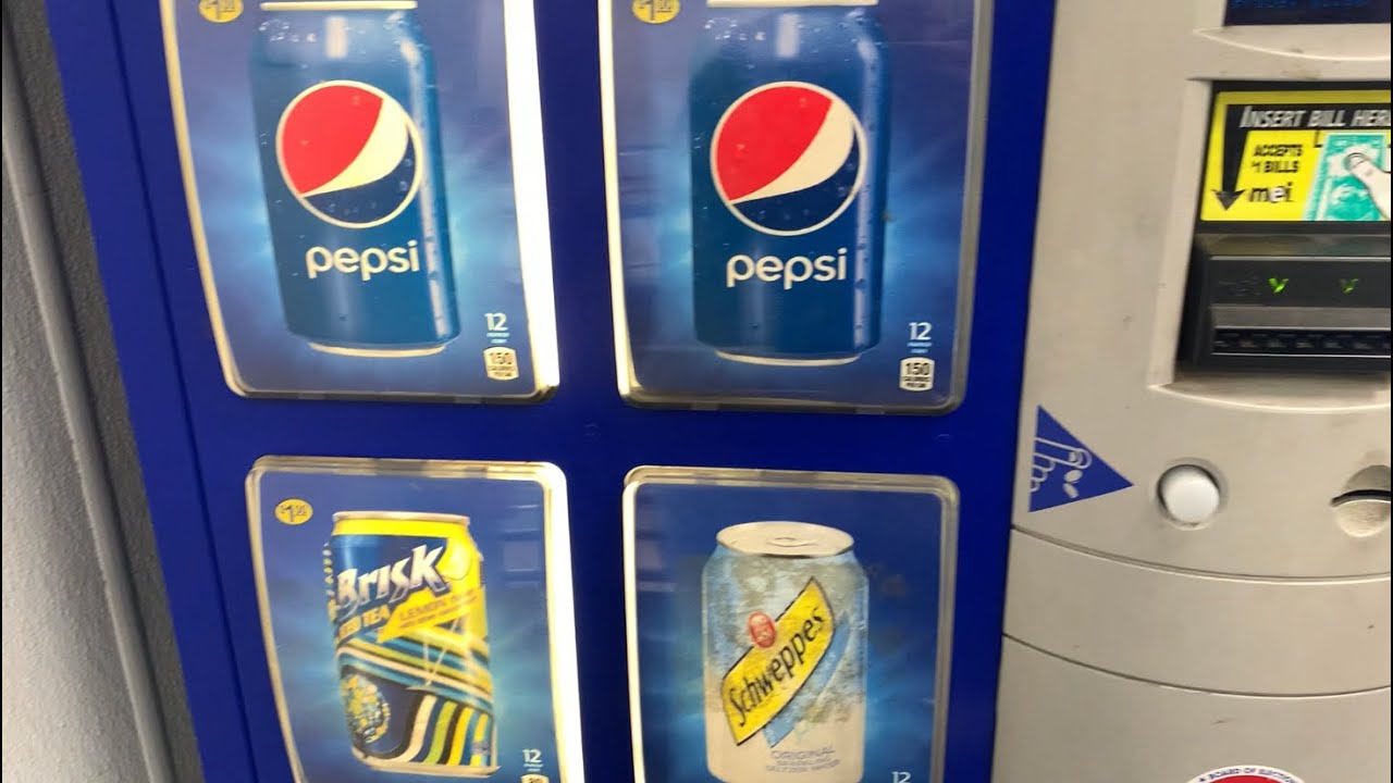 (Almost Epic Fail!) The Pepsi Vendo V-MAX 721 vending machine at ...