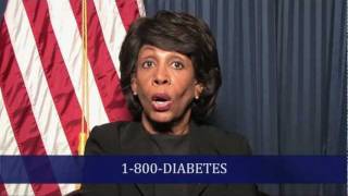 Congresswoman Maxine Waters' November Diabetes Awareness Month PSA