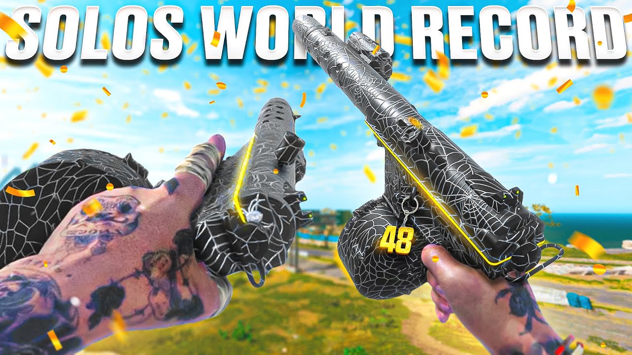 THE NEW SOLOS WORLD RECORD IN WARZONE… (48 KILLS) - YouTube
