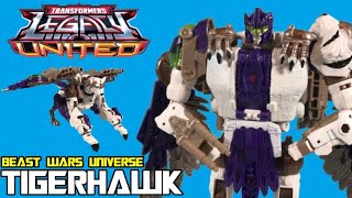 Beast Wars Universe Tigerhawk Review - Transformers Legacy United