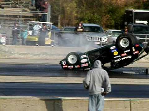 Chevette Wheelie and Flip at a Wheelie Contest - Winner!