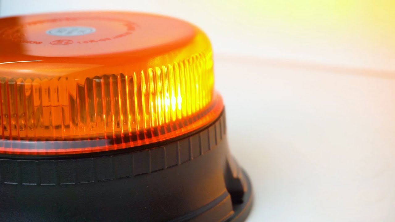 Gyrophare GYROLED - 8 LEDs - Orange - Magnétique PAC