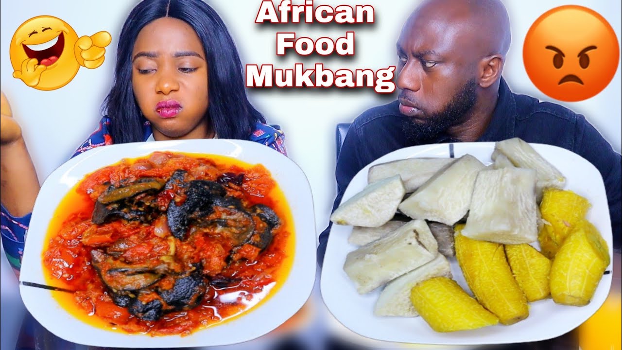 BEING MEAN AND COMPLAINING ABOUT EVERYTHING MUKPRANK ON HUSBAND | YAM, PLANTAINS AND SNAIL SAUCE