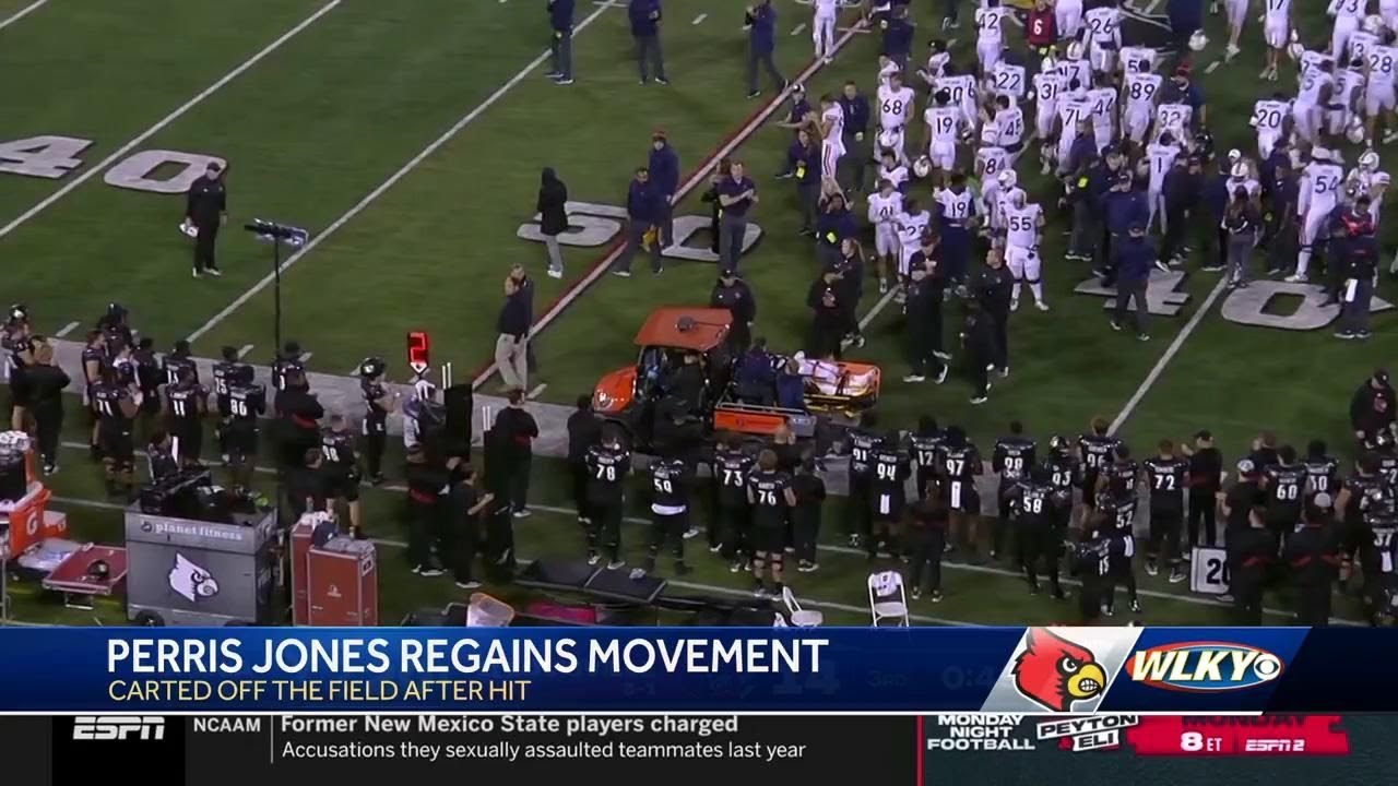 University of Virginia player regains movement after being injured at