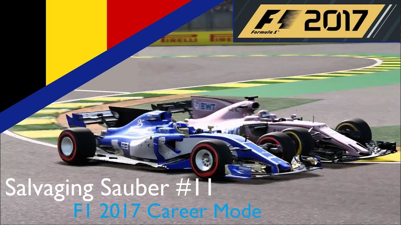 Salvaging Sauber #11 | Turn 1 Torpedo! | F1 2017 Career Mode