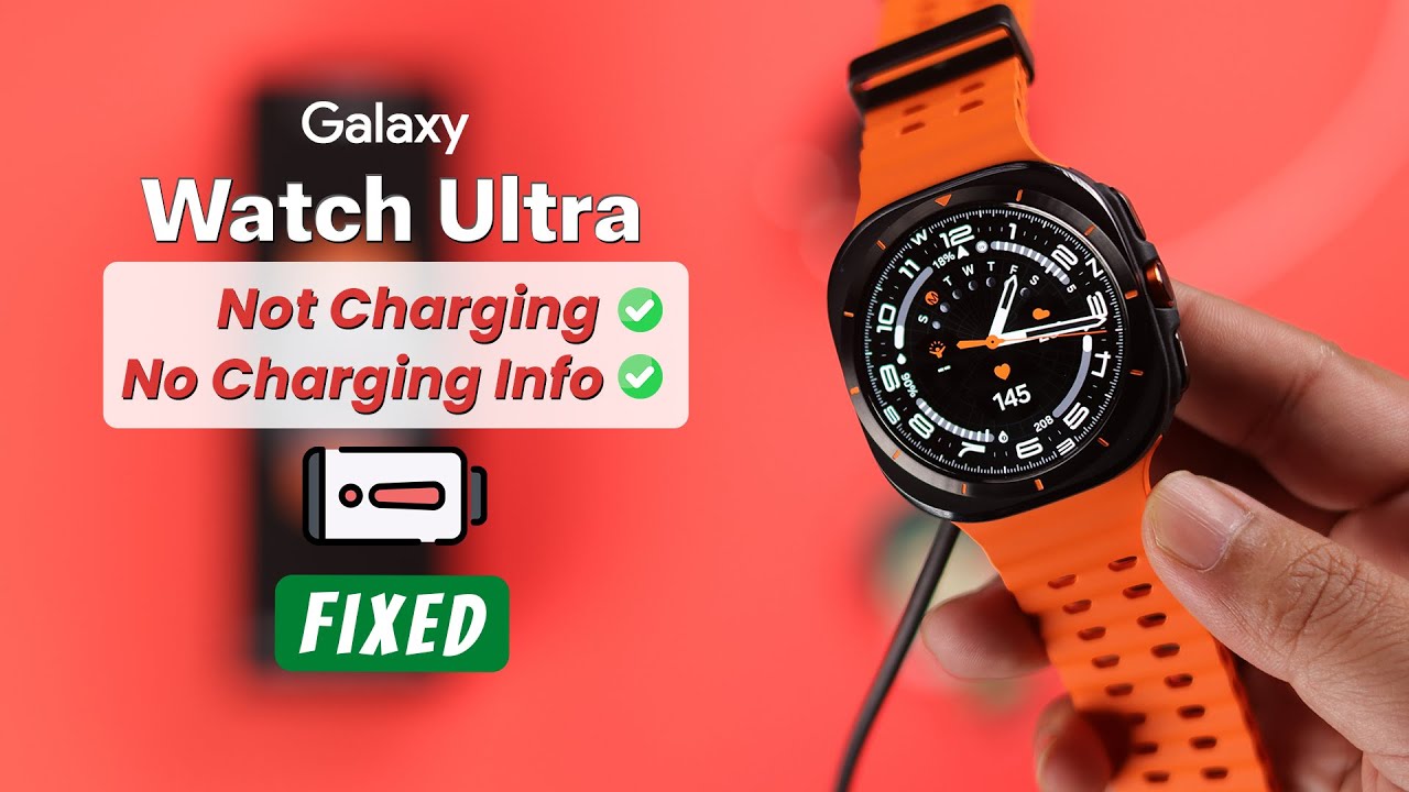 Samsung Galaxy Watch Ultra Not Charging? - How to Fix! - YouTube