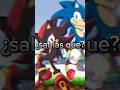 ¿sabías que? Sonic y shadow son hermanos 🫢🤨 #fnaf #sonicthehedgehog #shorts #viral #nosabias