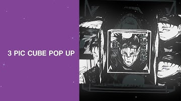 3 PIC CUBE POP UP | VIDEOSTAR