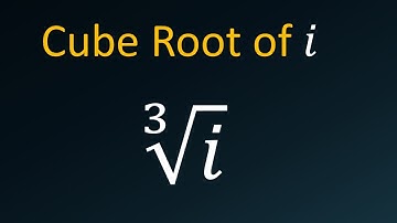 How to find cube root complex number iota || Geometric representation of cube root of iota | i^(1/3)