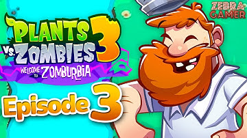 Plants vs. Zombies 3: Welcome to Zomburbia Gameplay Walkthrough Part 3 - The Garden! Snow Pea!