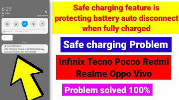 Safe charging feature is protecting battery auto disconnect when fully charged | Safe charging on