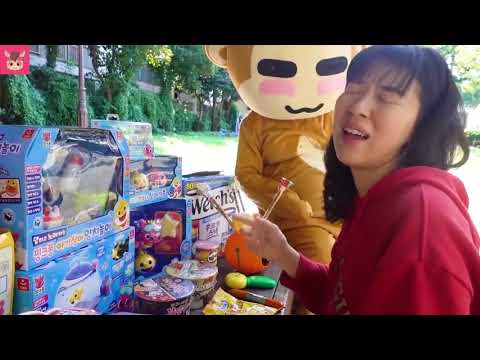 Pororo <strong>Black</strong> noodle pretend play for <strong>kids</strong> | 말이야와아이들 MariAndKids