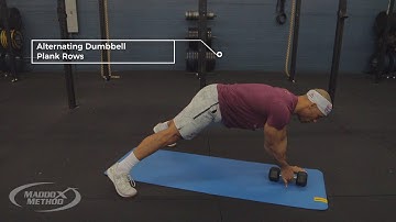 Alternating Dumbbell Plank Rows