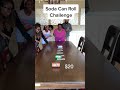 Soda can roll challenge