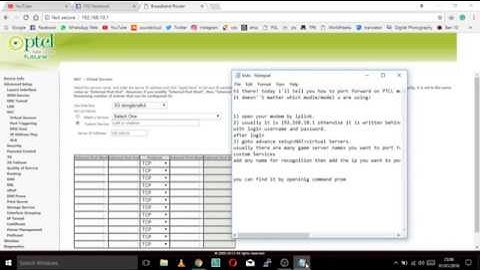 Port Forwarding on PTCL