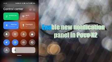 How to enable new notification panel in poco X2 after miui 12 update|miui 12|