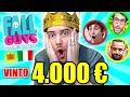 3 al MONDO! HO VINTO 4.000 EURO al TORNEO di FALL GUYS!!