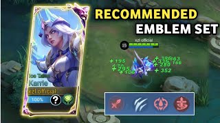 THIS IS WHY FIGHTER EMBLEM IS THE BEST FOR KARRIE | KARRIE BEST BUILD 2024