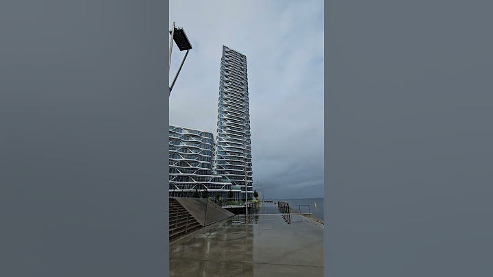 Denmark's tallest residential building-light house 2.0 #aarhus#denmark #travel #Stay Tuned with Sha