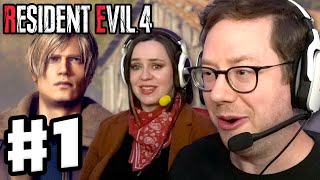 Resident Evil 4 Remake - Gameplay Part 1 - The Village!