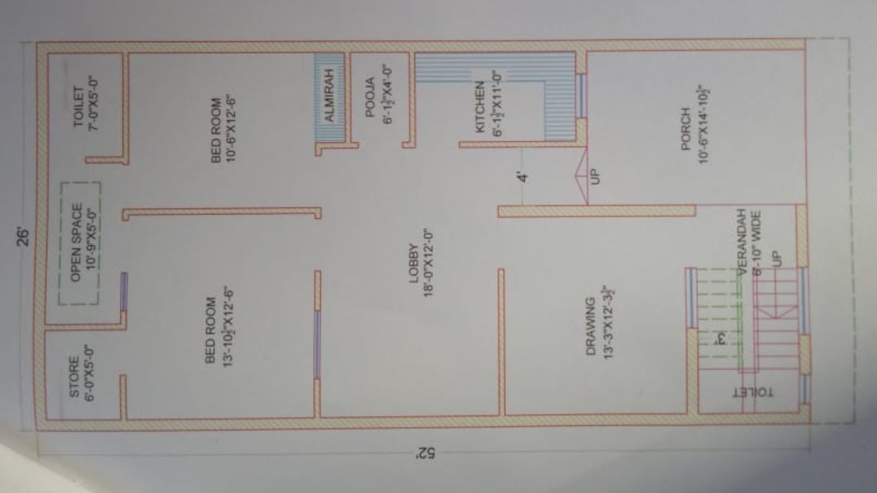 26 50 Latest House Plan Map Naksha Design Youtube