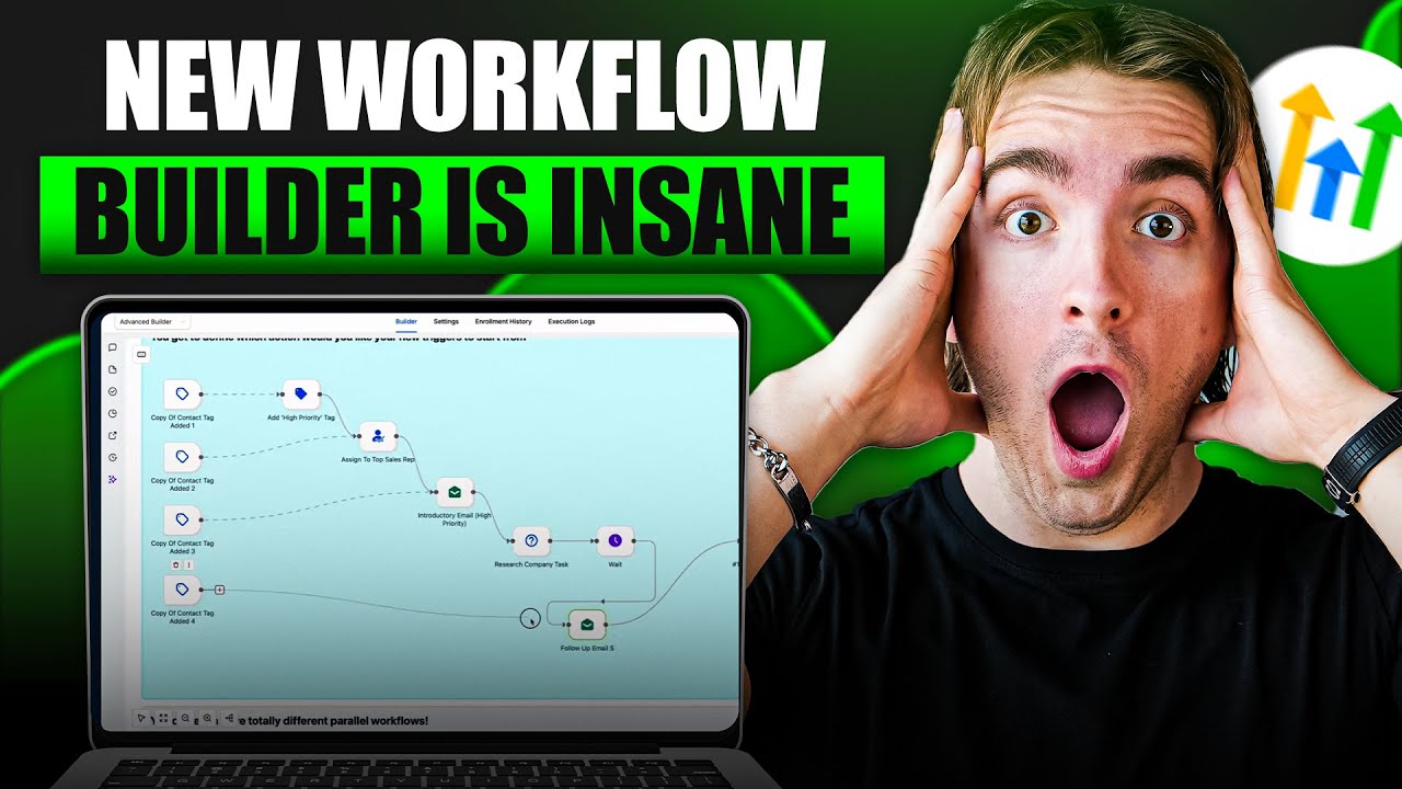 GoHighLevel’s NEW Workflow Builder Is INSANE! Full Update + Tutorial ...