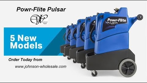 Powr-Flite NEW Pulsar Carpet Extractors 5 Models