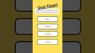RBI Headquarters #gk #ssc #english #generalstudies #gkquiz