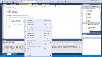 249 ASP .NET MVC - Create Model and View for Messages   Tutorial Project