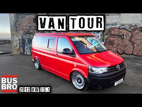 VW Transporter T5 Turquoise : Van Tour !!! 