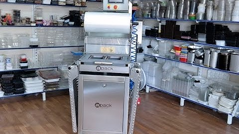 MAP25 SEMIAUTOMATIC TRAY SEALER Operational Video