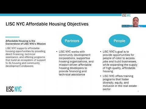 LISC NYC New York Land Opportunity Program Information Session - April 14, 2022