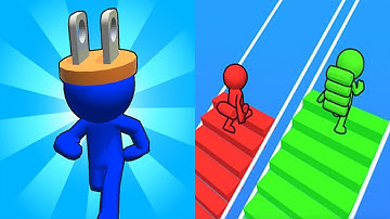 Plug Head VS Bridge Race - All Levels Gameplay Android, ios (Part 154)
