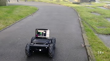 Visual navigation using a Jaguar robot