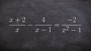 Math tutorial for solving rational equations