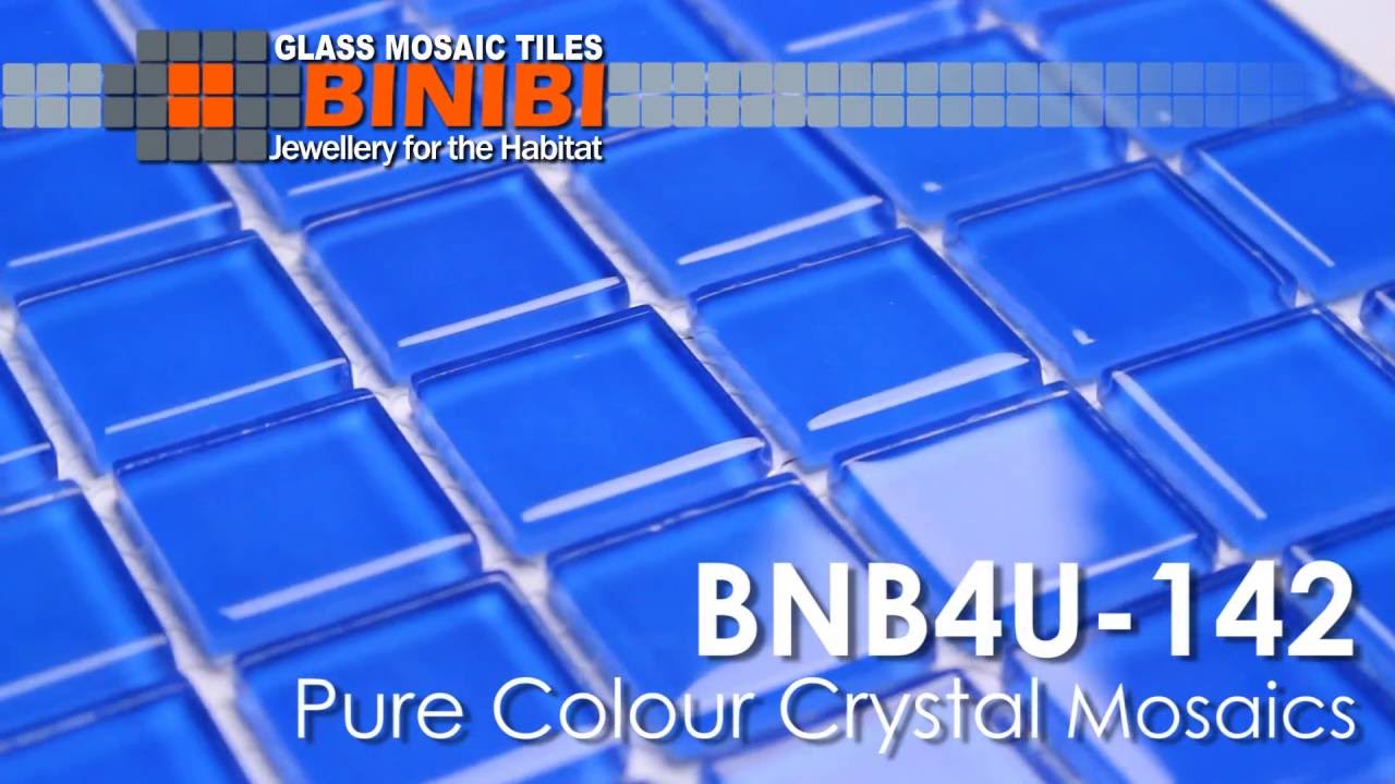 BNB4U-142 Pure Colour Glass Mosaic Tiles WWW.BINIBI.CO.UK.mp4
