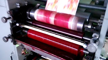 FULL UV 5 Colors flexographic printing machine for adhesive tape or labels