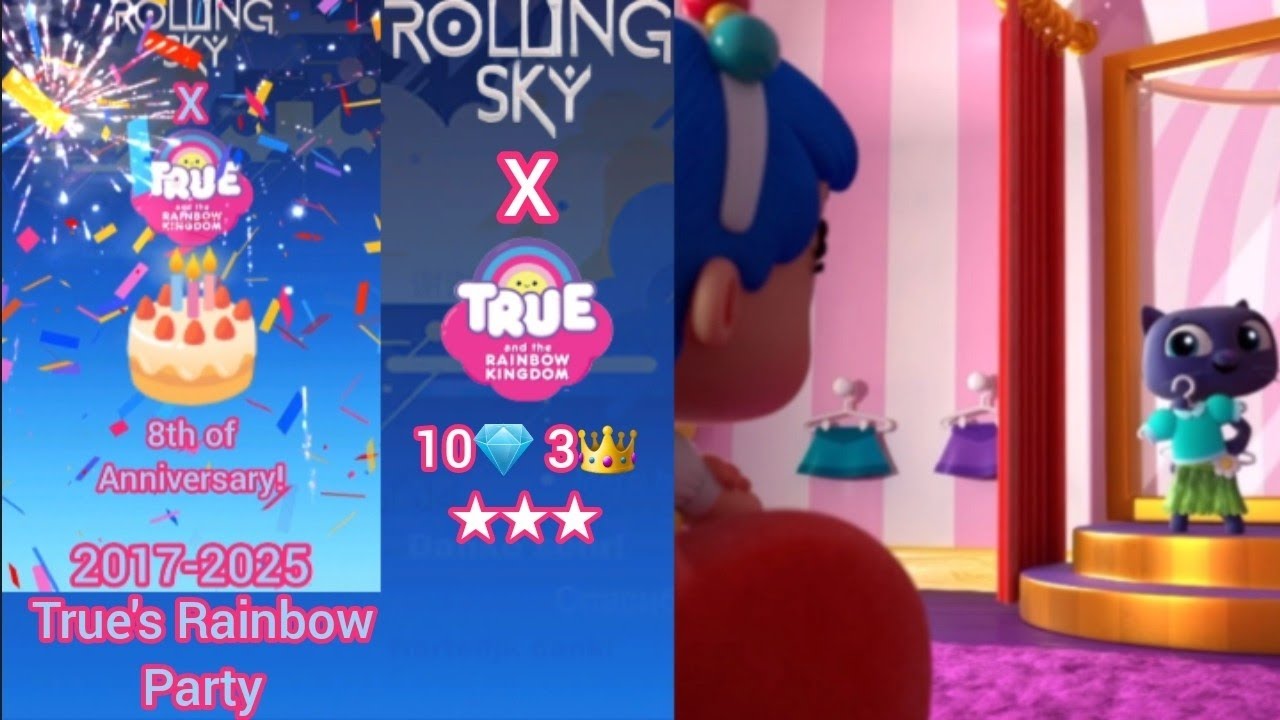 [🎉The Performance of Birthday!👗] RSR | RS X TatRK | Level 22 - True's Rainbow Party ★★★