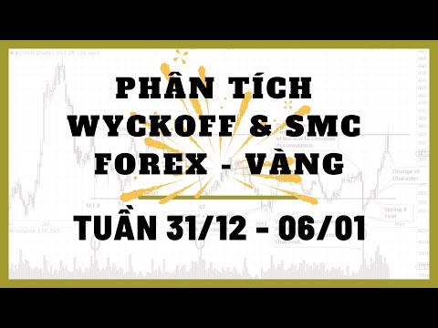 ✅ Phân Tích FOREX - VÀNG Tuần 31/12-06/01 Theo Phương Pháp WYCKOFF & SMC 