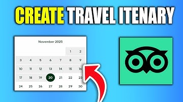 How to Create a Travel Itinerary in TripAdvisor - New Method