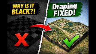 Civil 3D Aerial Image Draping FIXED (No Tiling, No Black Surface)