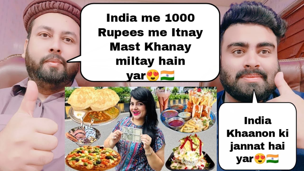 Living on Rs 1000 for 24 Hours Challenge | Navi Mumbai Food Challenge | pakistani Reaction