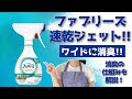【連続ミスト!?】ファブリーズ速乾ジェットを解説！