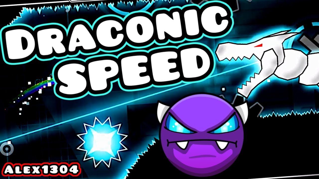 [Easy Demon] Draconic Speed by Alex1304 (me) - Geometry Dash - YouTube
