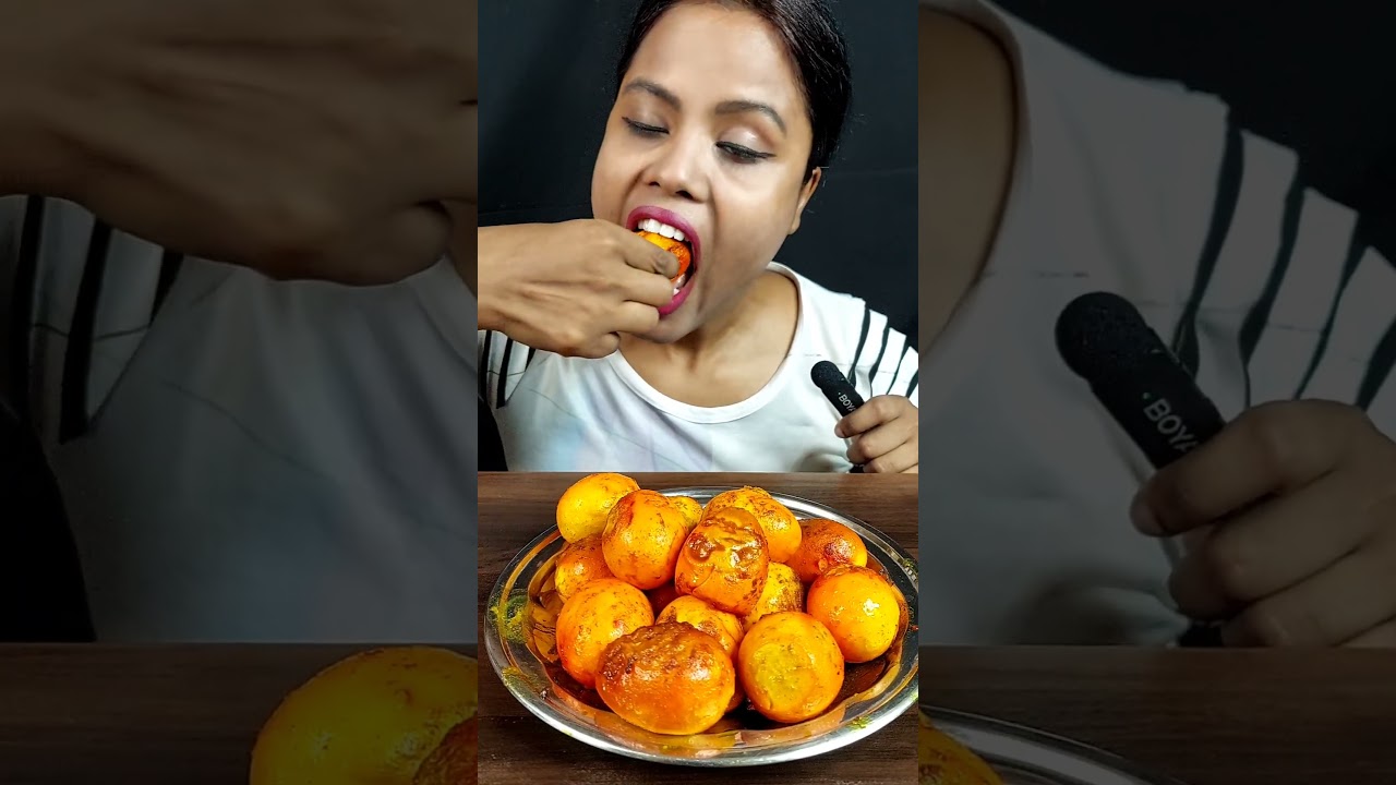 Eating Show Fried Egg Eating Challenge