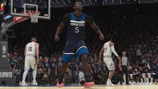 DENVER NUGGETS vs MINNESOTA  TIMBERWOVES GAME 3 [ NBA 2K24 GAMEPLAY  PS5 4K UHD #nba