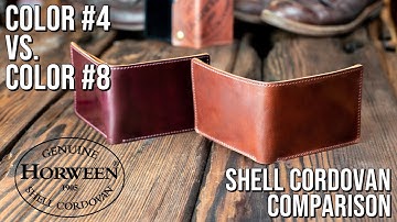 Color #4 vs. Color #8 - Shell Cordovan Color Comparison