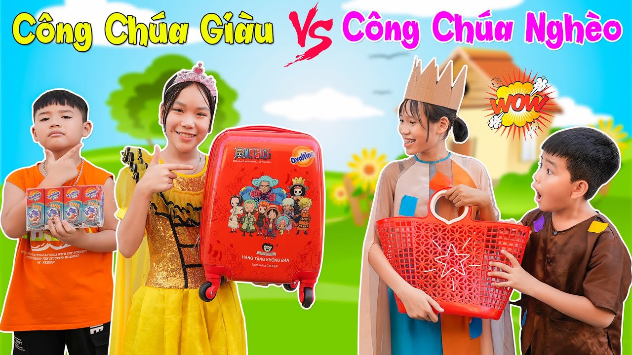 Công Chúa Giàu – Công Chúa Nghèo ♥ Min Min TV Minh Khoa ft Ovaltine